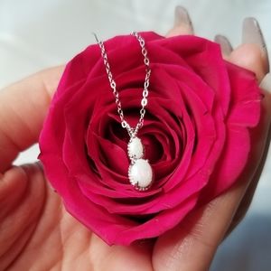 NEW Ethiopian Welo Opal Pendant; 925